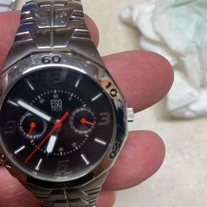 Mens ESQ stainless watch.